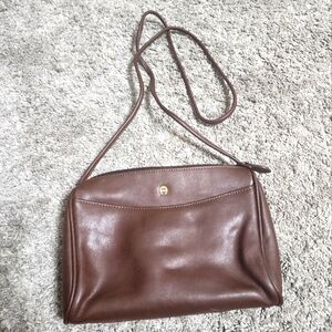 Etienne Aigner Vintage Brown leather Crossbody bag